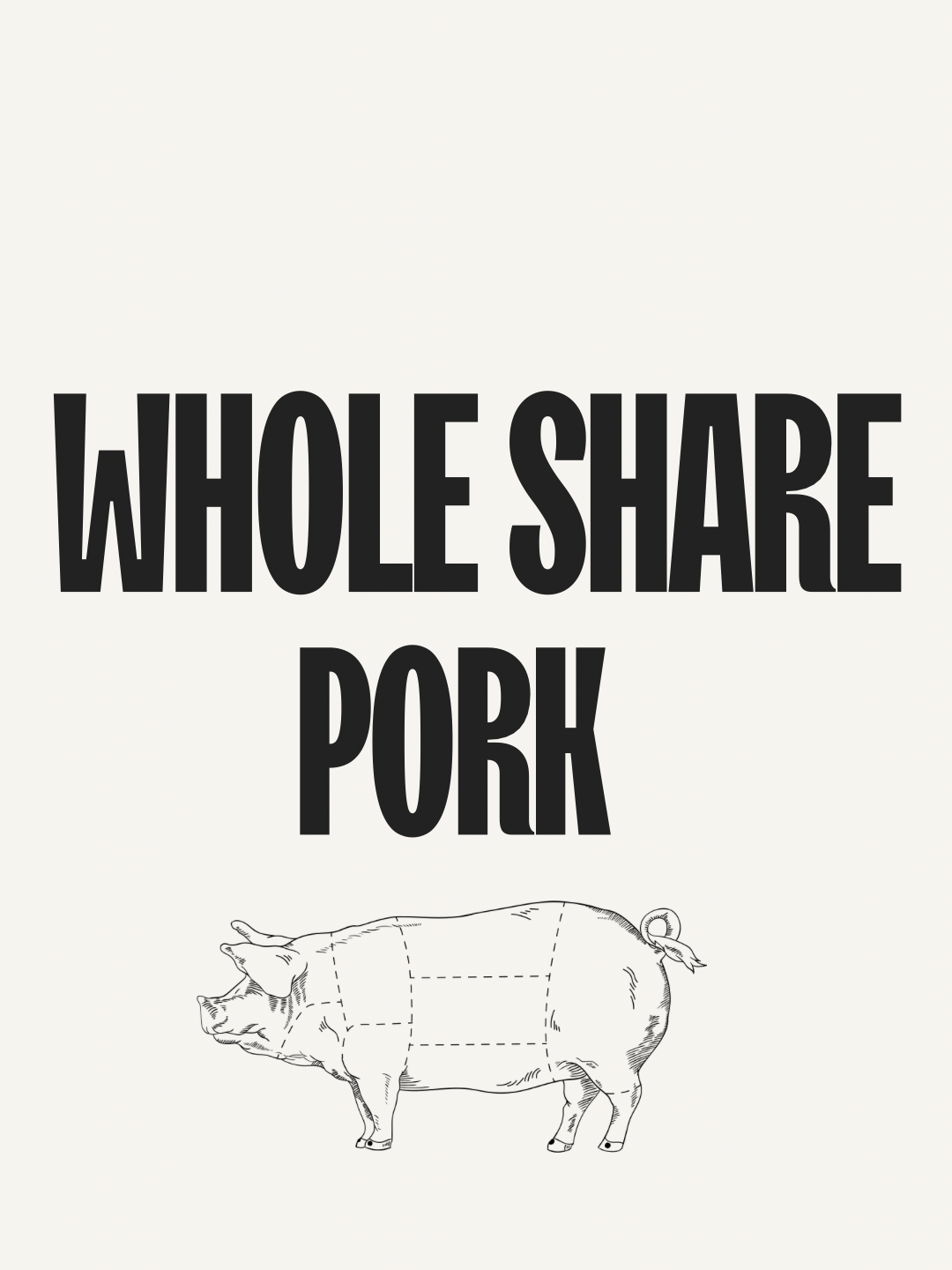 Whole Pig Deposit  (Please read full description before purchases)