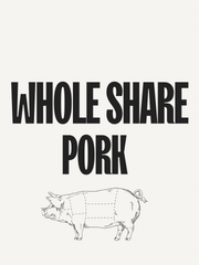 Whole Pig Deposit  (Please read full description before purchases)