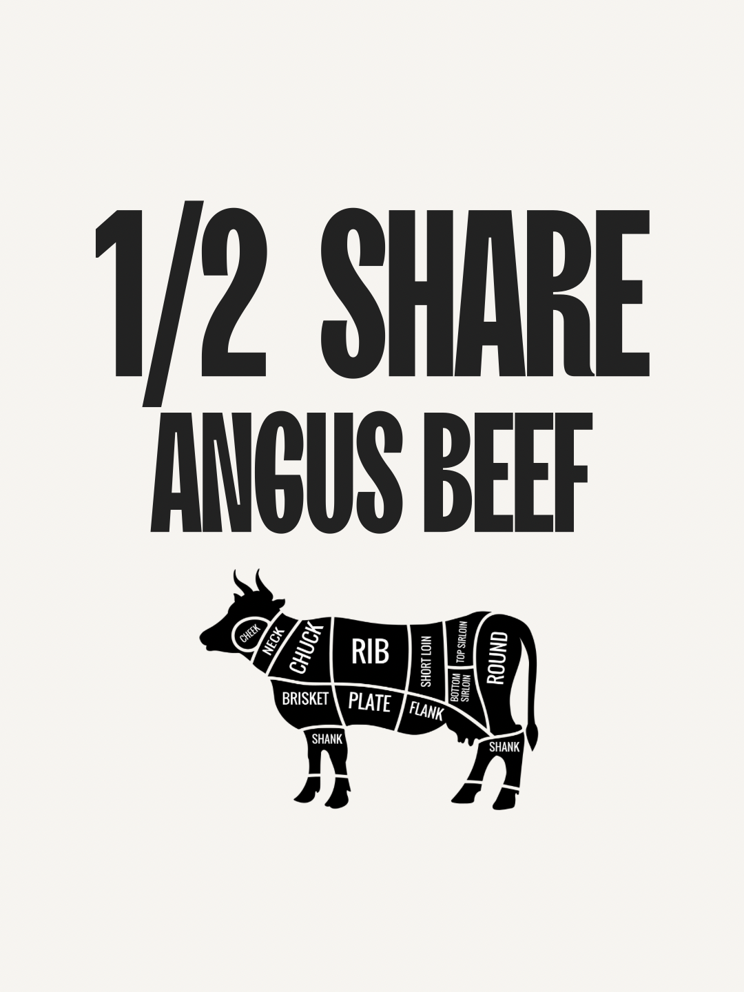 1/2 Beef Share