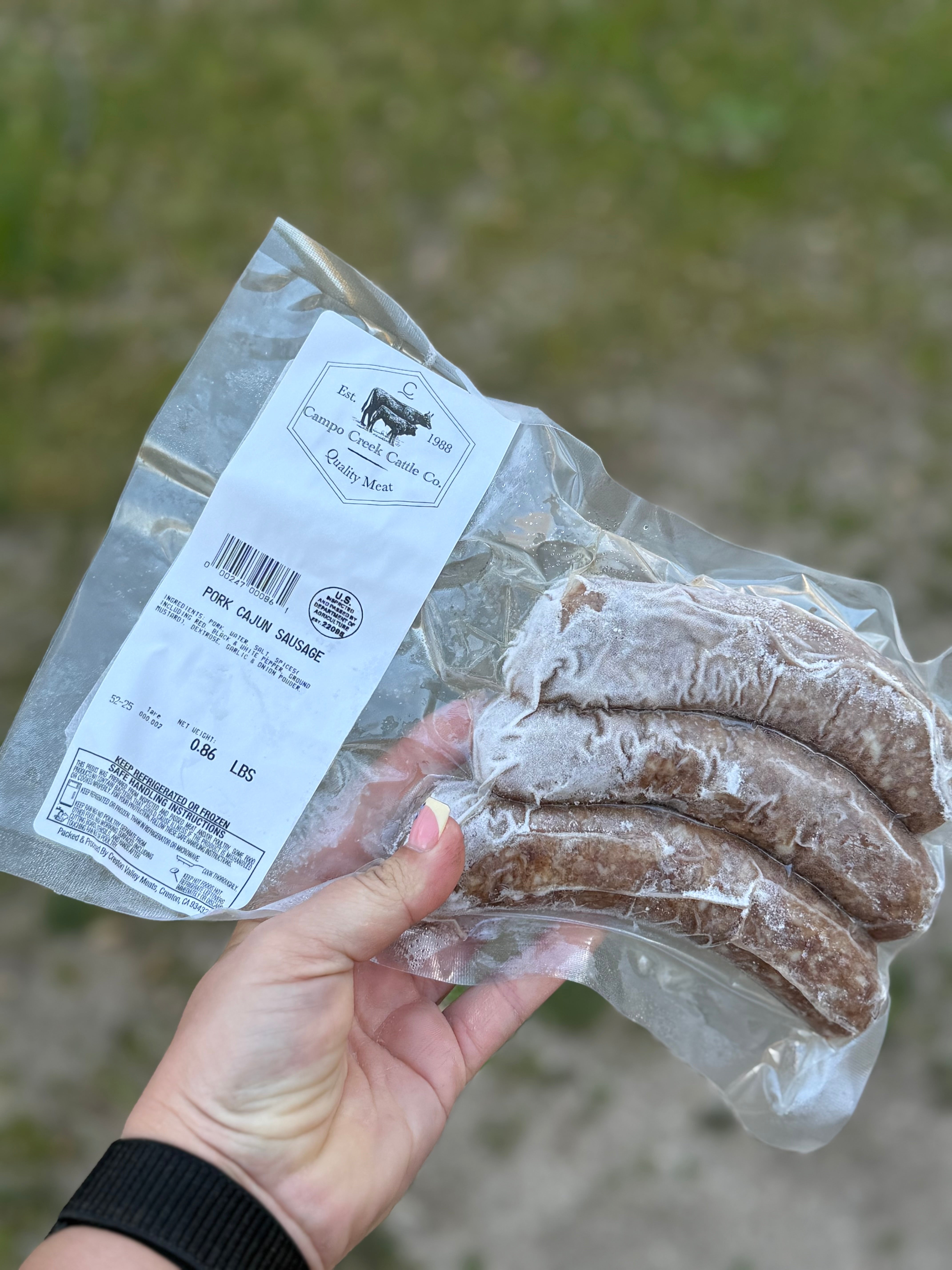 Pork Cajun Ground Sausage