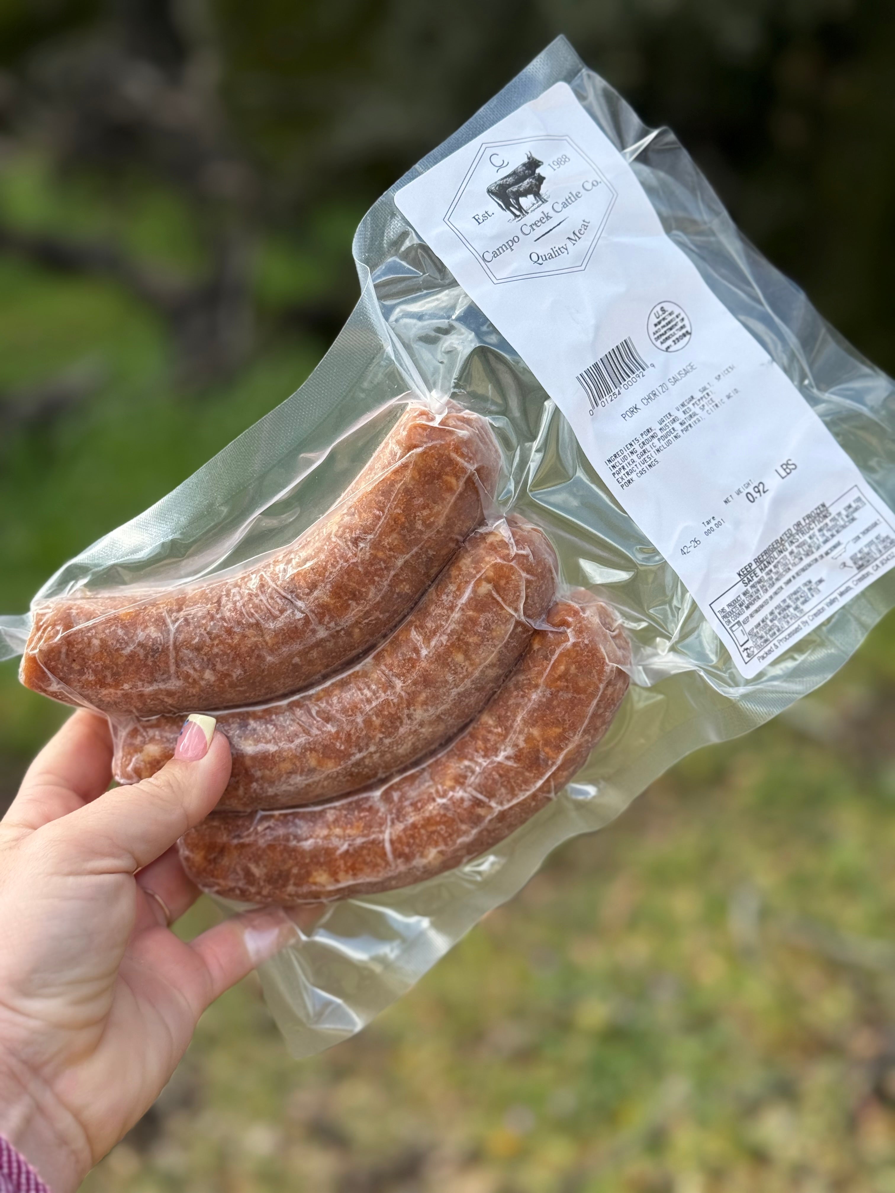 USDA Pork Chorizo Sausage Links